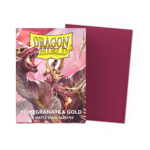 Obaly Dragon Shield Standard Size - Matte Dual Pomegranate & Gold (100 ks)