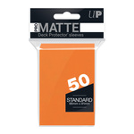 Obaly UltraPRO - Matte (66x91) Orange Standard EU Card (50 ks)