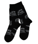 Ponožky Mačka: čierne (36-40)