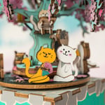 3D Puzzle Kvitnúci strom - hracia skrinka