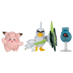 Figúrka Pokémon Battle Figure - SIRFETCH'D, BELDUM, CLEFAIRY