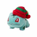 Plyšová figúrka Pokémon - Bulbasaur v zimnej čiapke 20cm