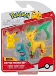 Figúrka Pokémon Battle 5-8 cm wave 3-pack PIKACHU, WYNAUT, LEAFEON