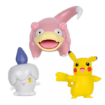 Figúrka Pokémon Battle Figure - PIKACHU, SLOWPOKE, LITWICK
