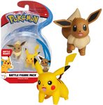 Figúrka Pokémon Battle Mini Figures 2-Pack (Eevee & Pikachu)5 cm