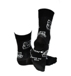 Ponožky Mačka: čierne (36-40)
