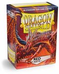 Obaly Dragon Shield Standard size - Matte Red 100 ks